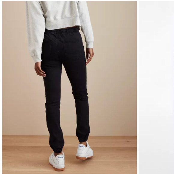 AE Ne(x)t Level High-Waisted Jegging Jogger (BLACK) - Picture 2 of 13